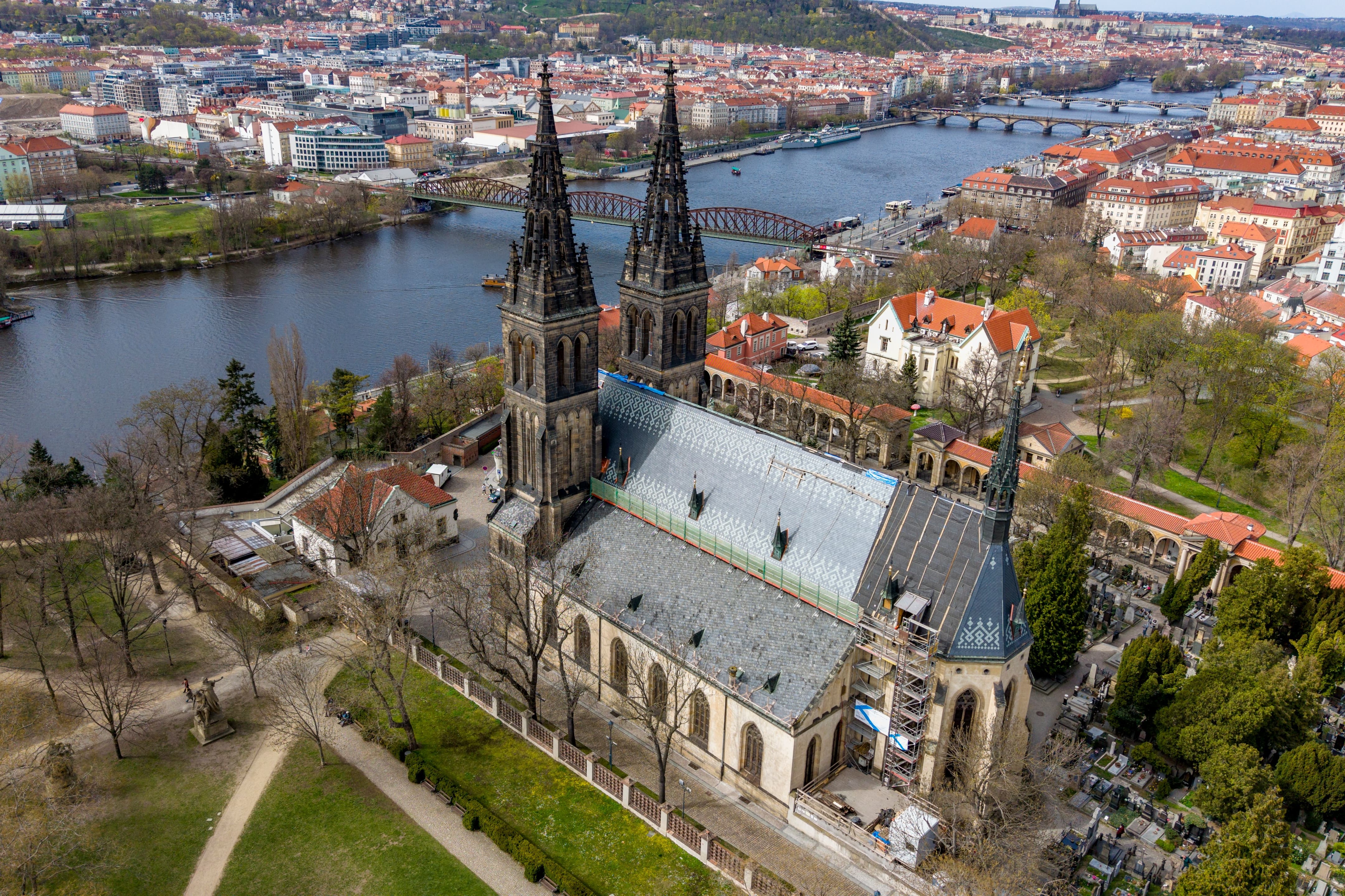 Oprava krovu a střešního pláště Baziliky sv. Petra a Pavla na Vyšehradě
