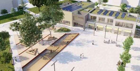 Revitalizace radničního náměstí a okolí v Šenově