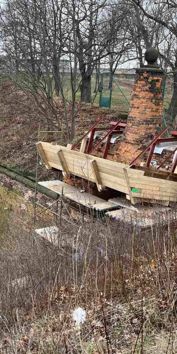 Provizorní zajištění havarijního stavu Bastionu VI na Strahově